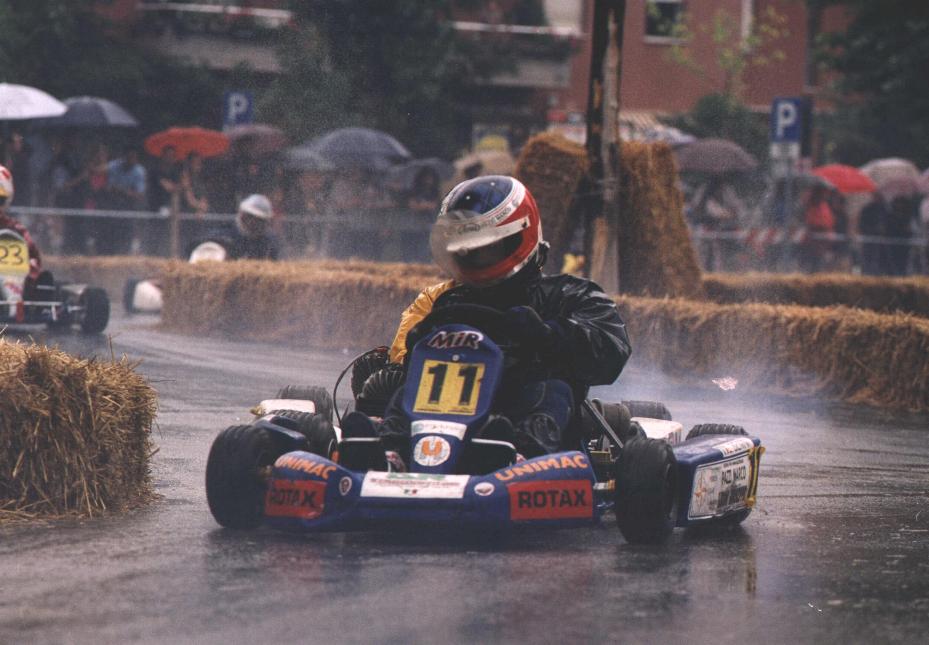 Luca Benini durante la stagione 2000