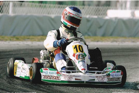 Kart in pista durante la stagione 2005